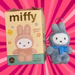 VIPO x Miffy Plush Bag Charm Pendant Blind Box - Blue